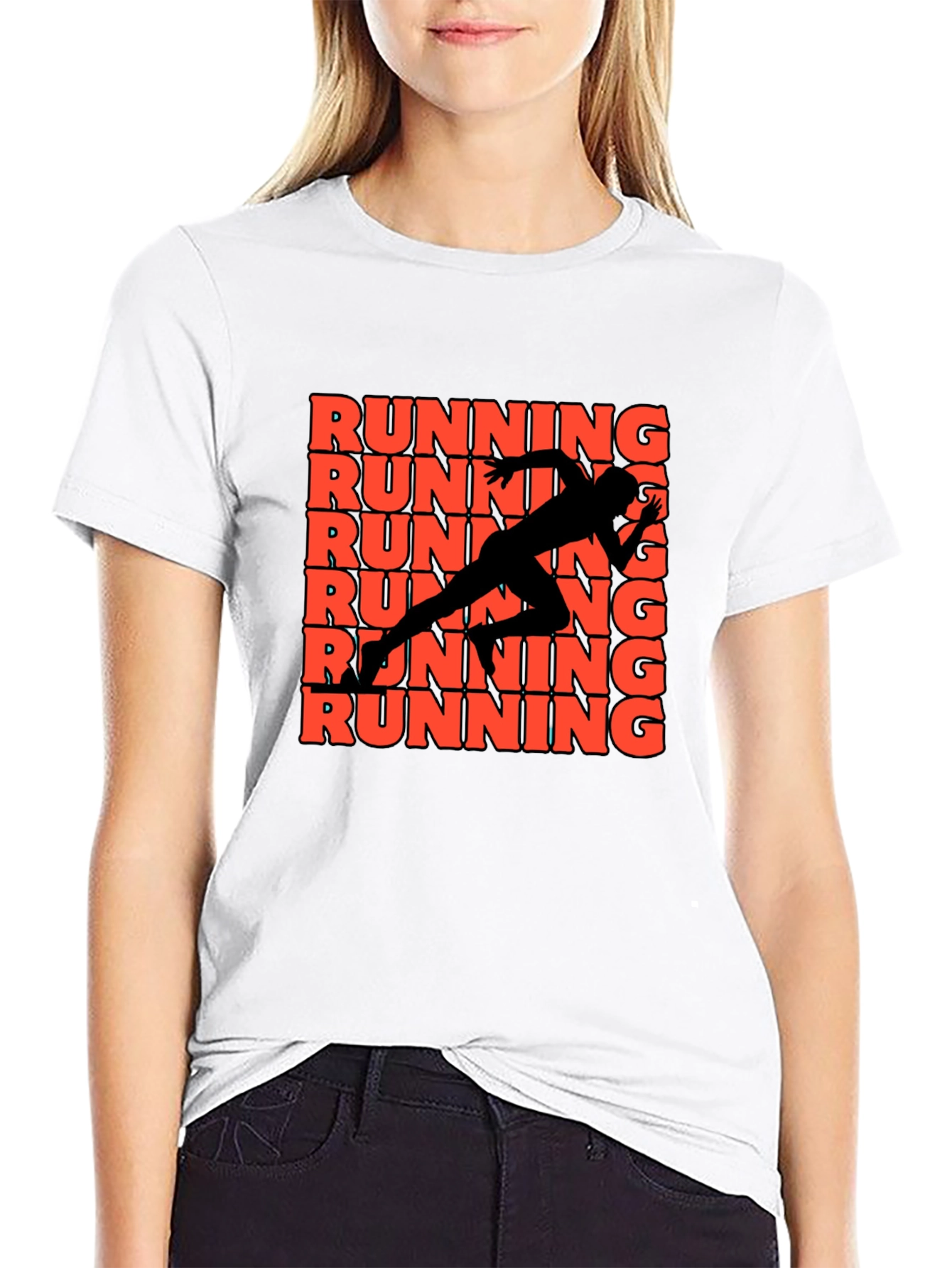 Running Graphic Print Tee