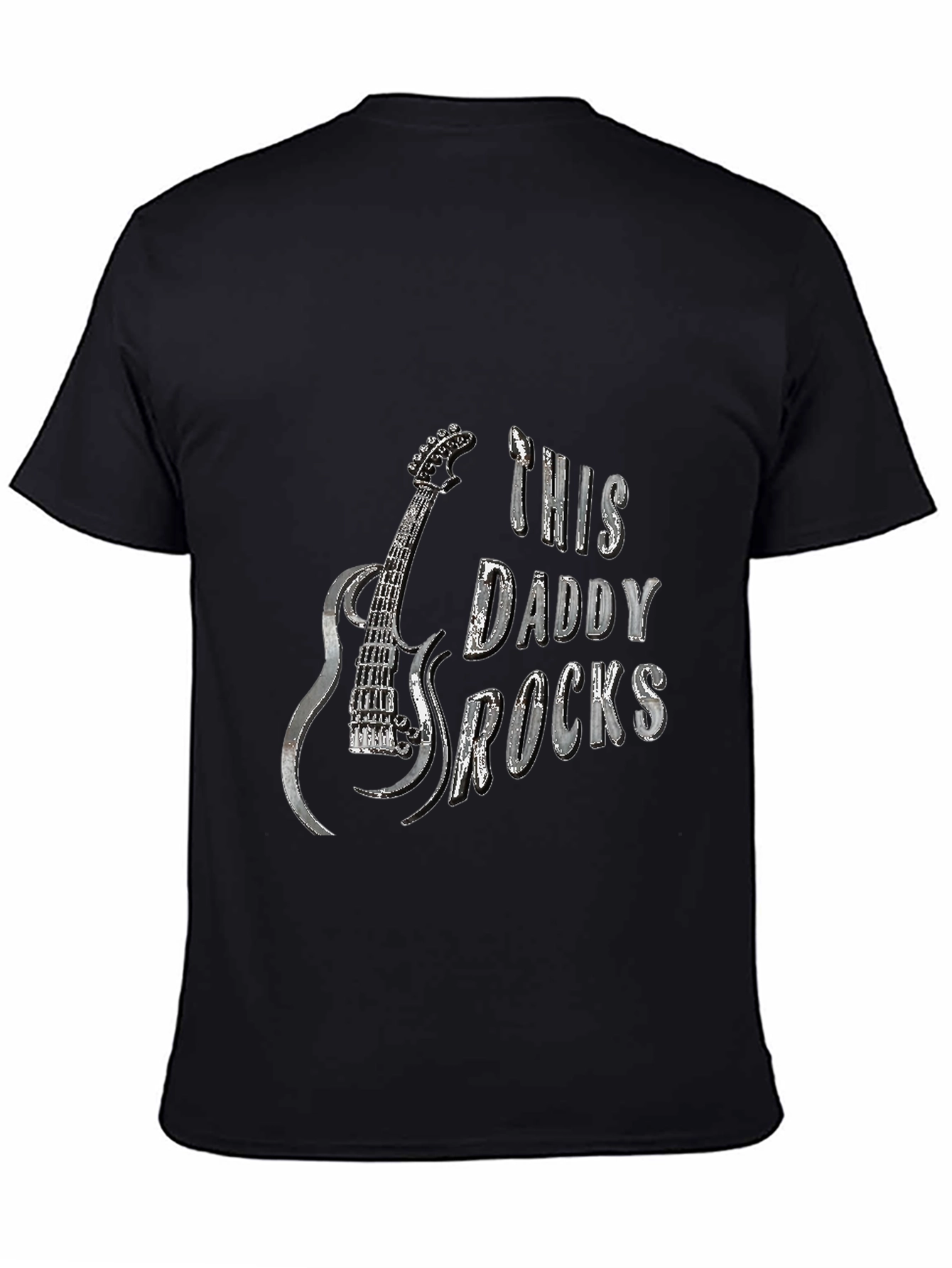 This Daddy Rocks T-Shirt - Guitar Graphic Tee