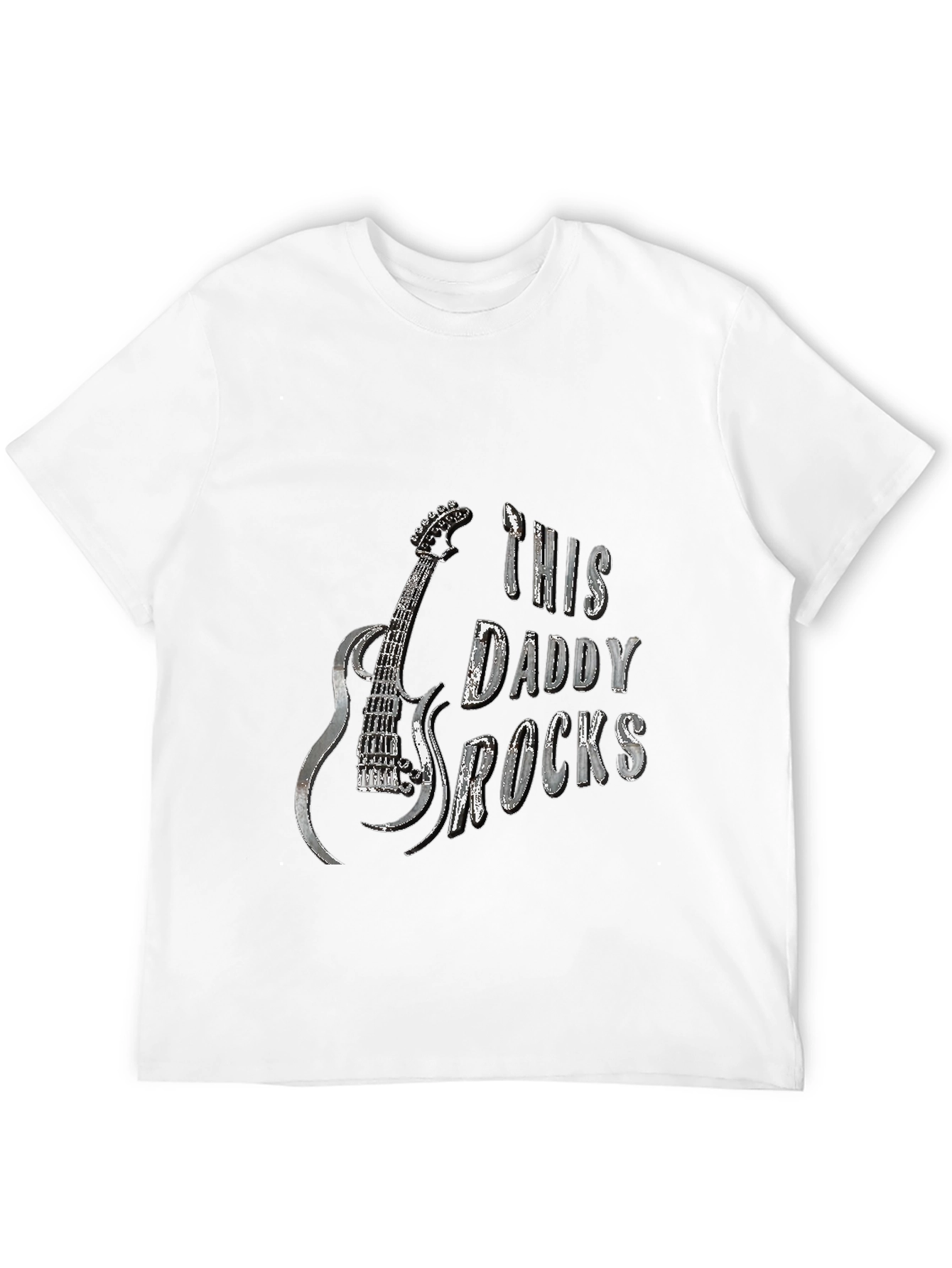 This Daddy Rocks T-Shirt - Guitar Graphic Tee