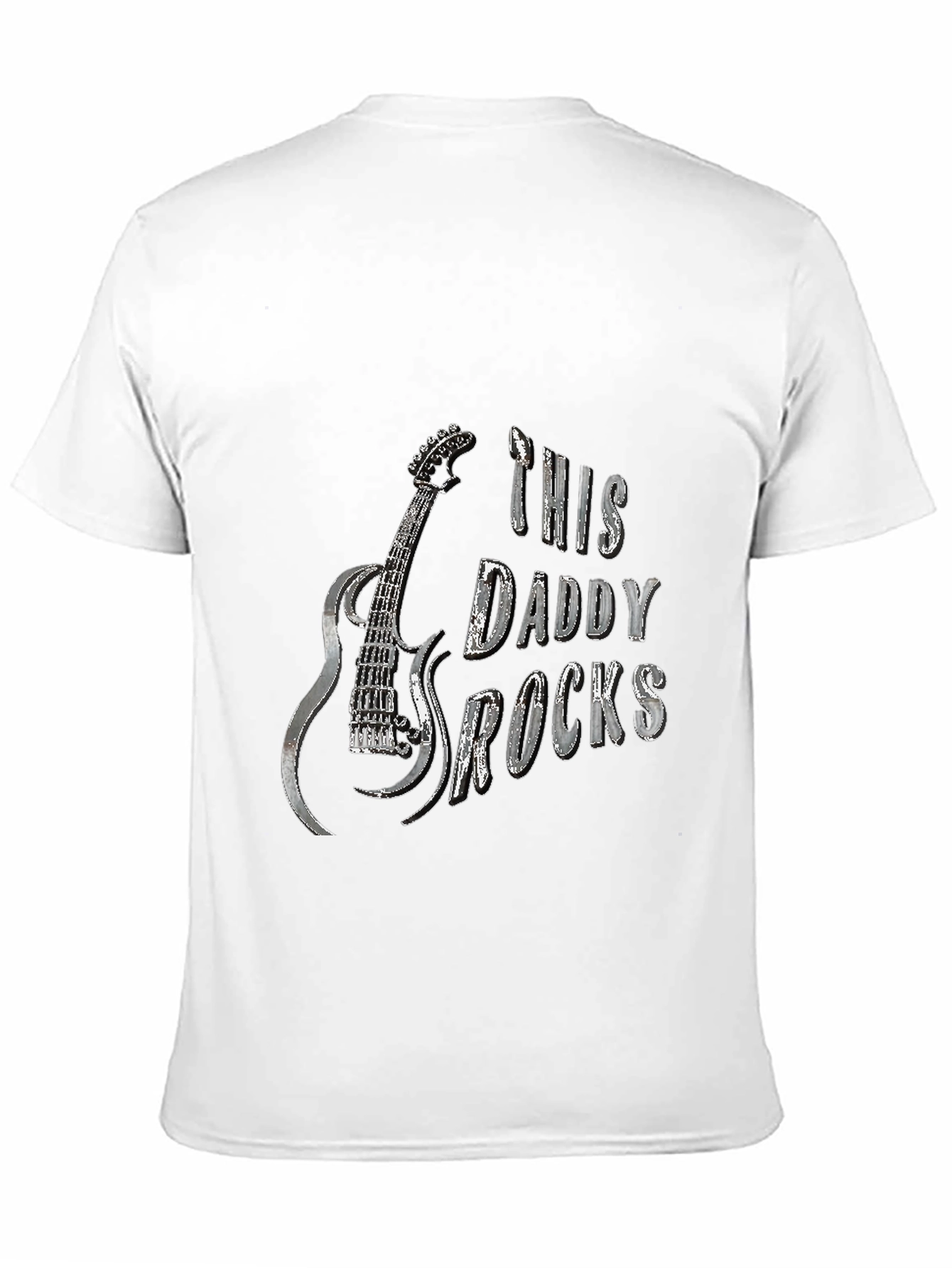 This Daddy Rocks T-Shirt - Guitar Graphic Tee