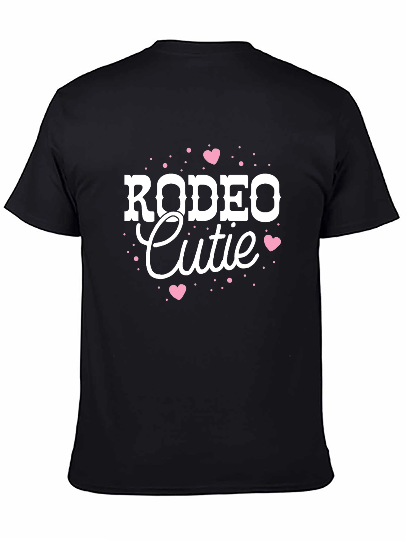 Rodeo Cutie Graphic Tee - Black Cotton T-Shirt