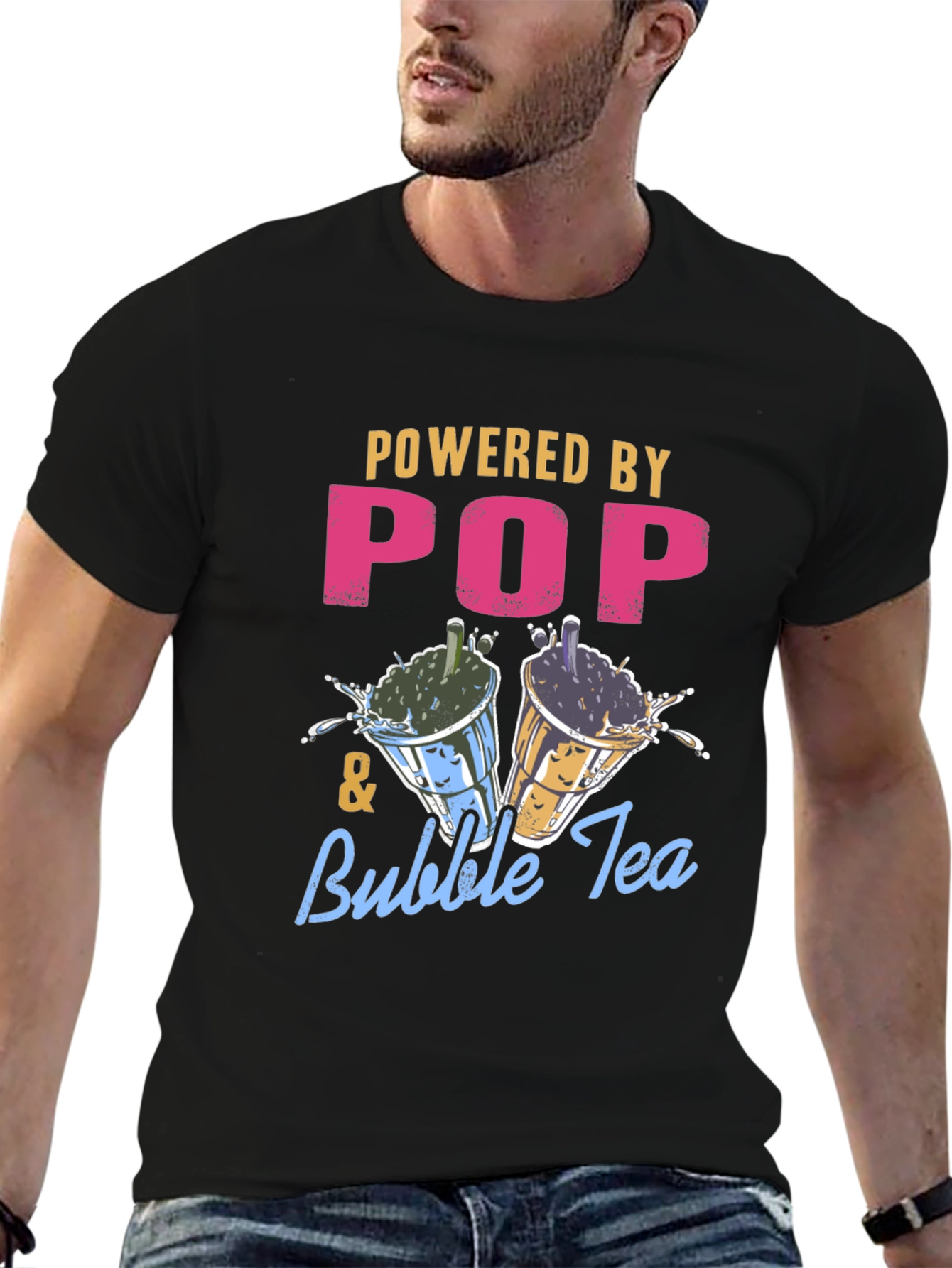 Powered by Pop & Bubble Tea T-Shirt