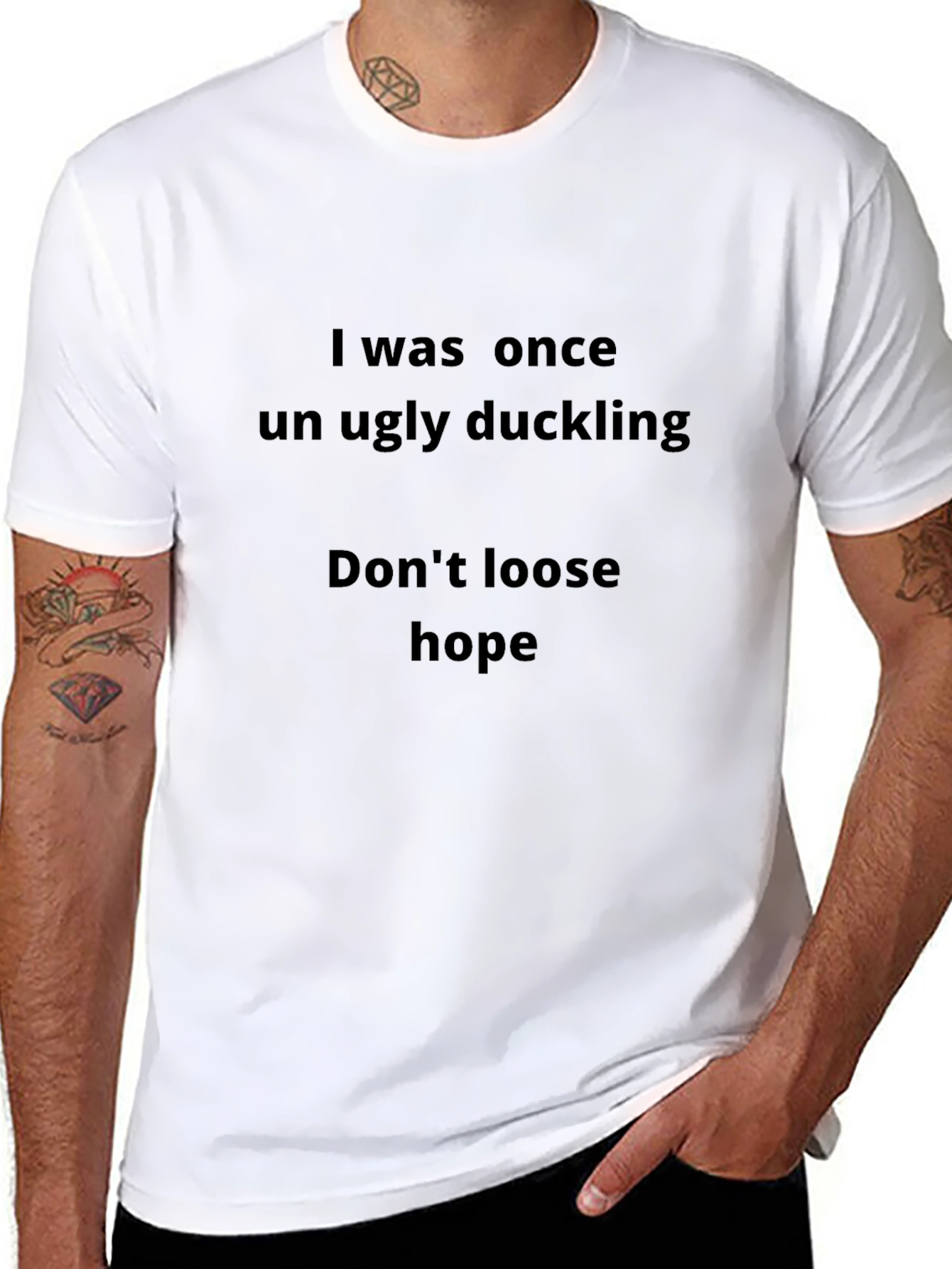 Inspirational Ugly Duckling Graphic T-Shirt