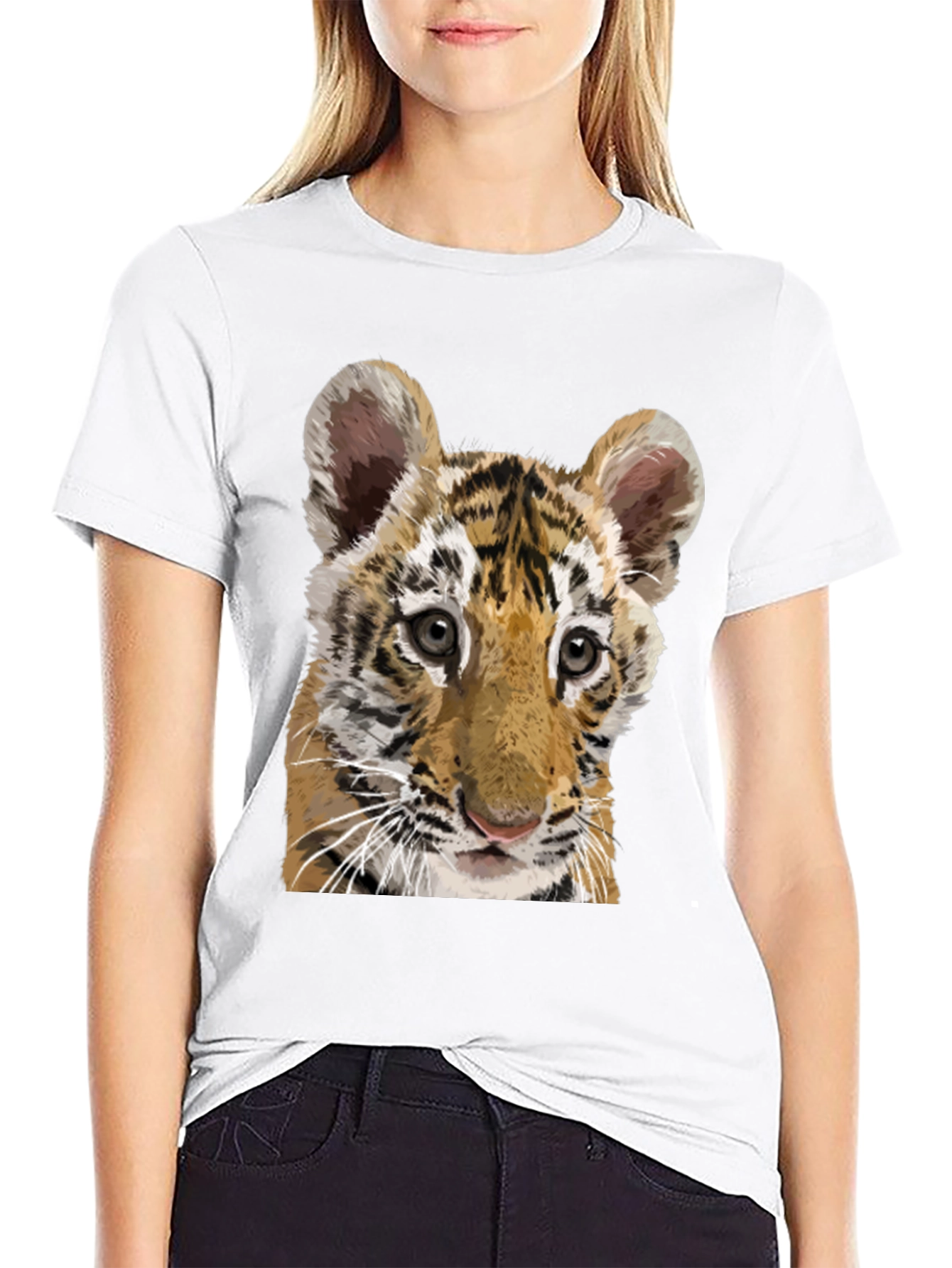 Tiger Cub Graphic Tee - Mens Black T-Shirt