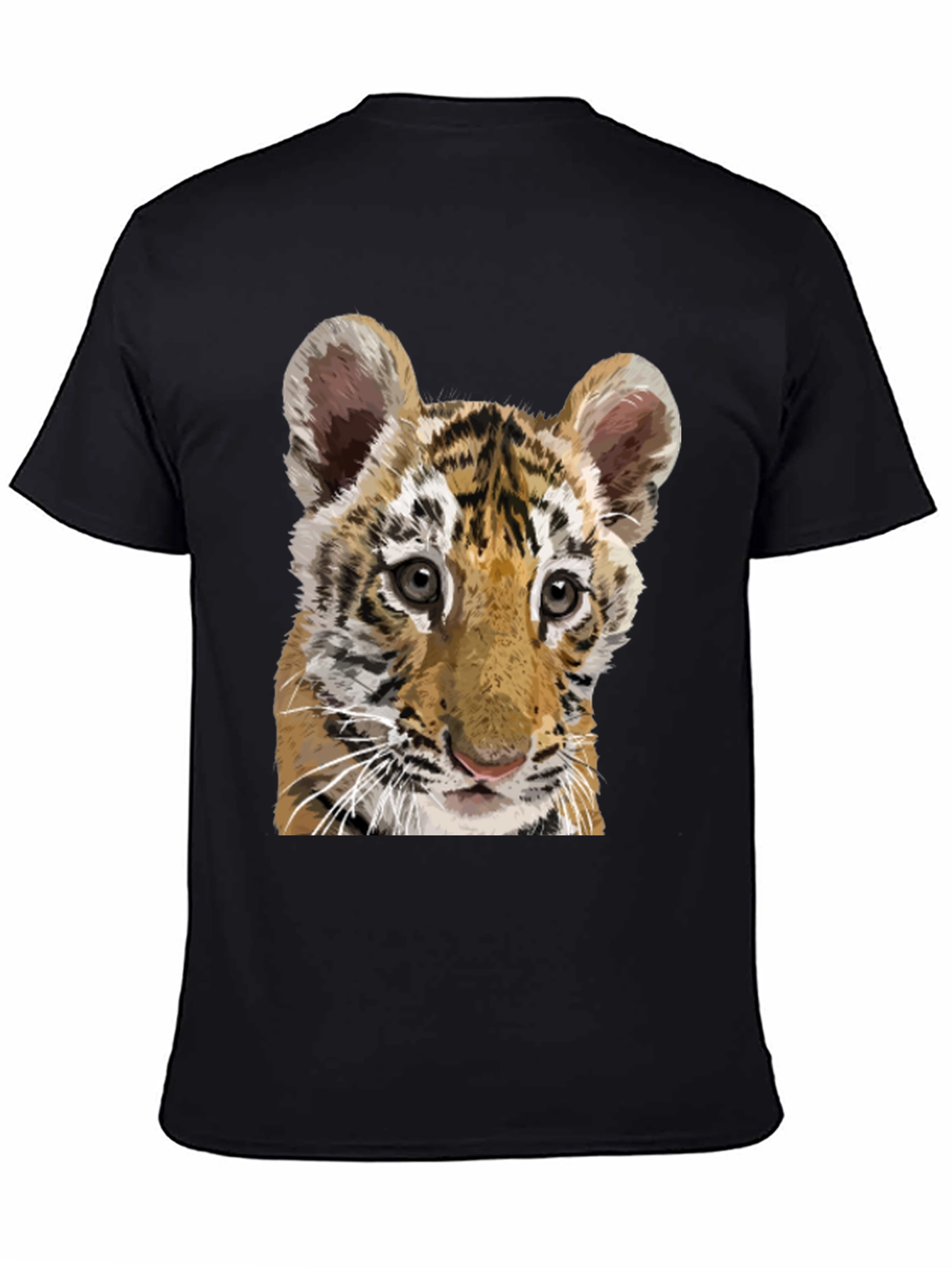 Tiger Cub Graphic Tee - Mens Black T-Shirt