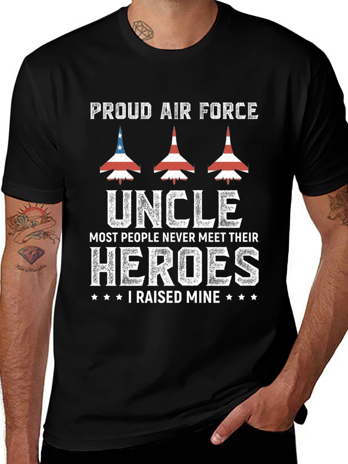 Proud Air Force Uncle T-Shirt