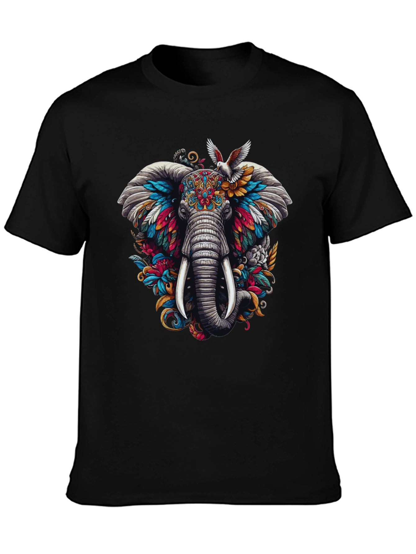Elephant Graphic Tee - Unique Design