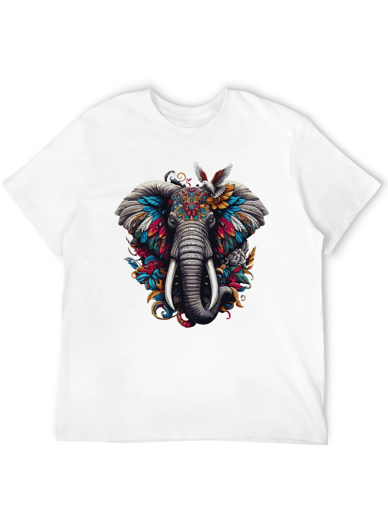 Elephant Graphic Tee - Unique Design