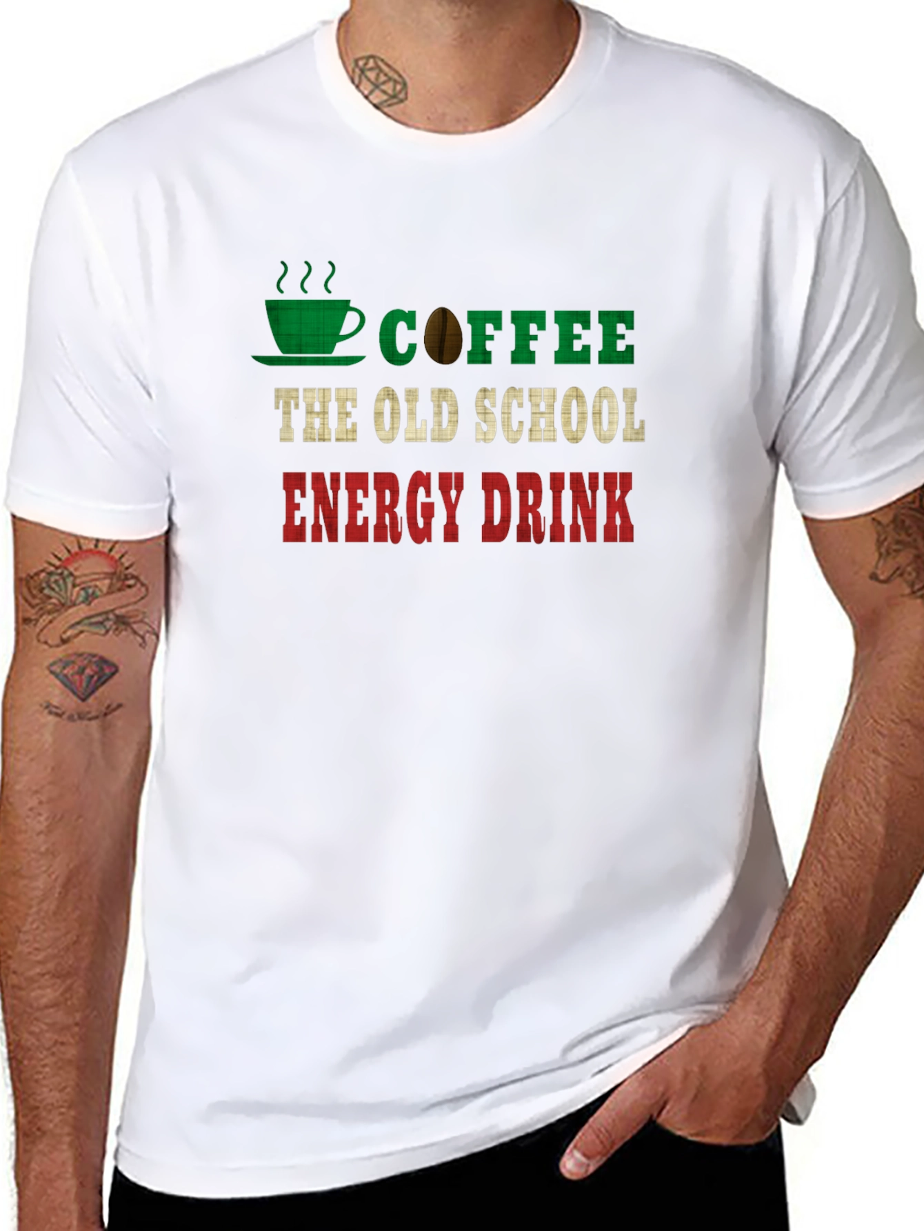 Coffee the Old School Energy Drink T-Shirt