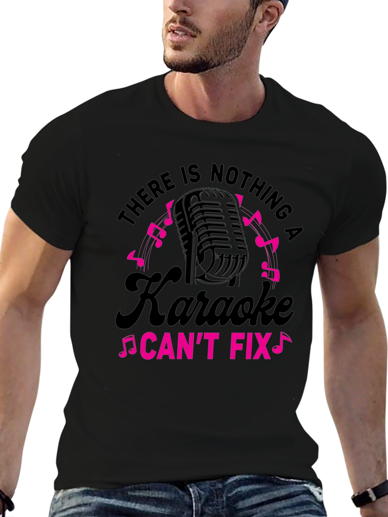 Karaoke Fix Black T-Shirt