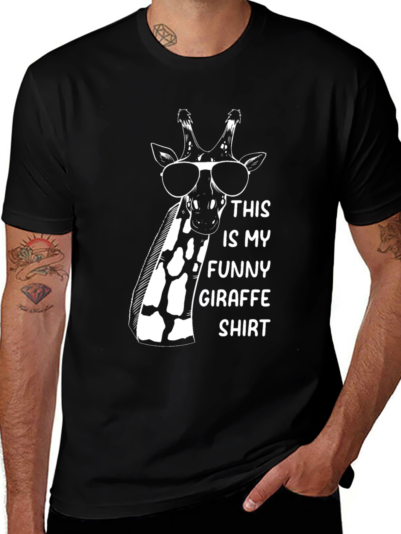 Funny Giraffe Shirt - Unique Graphic Tee