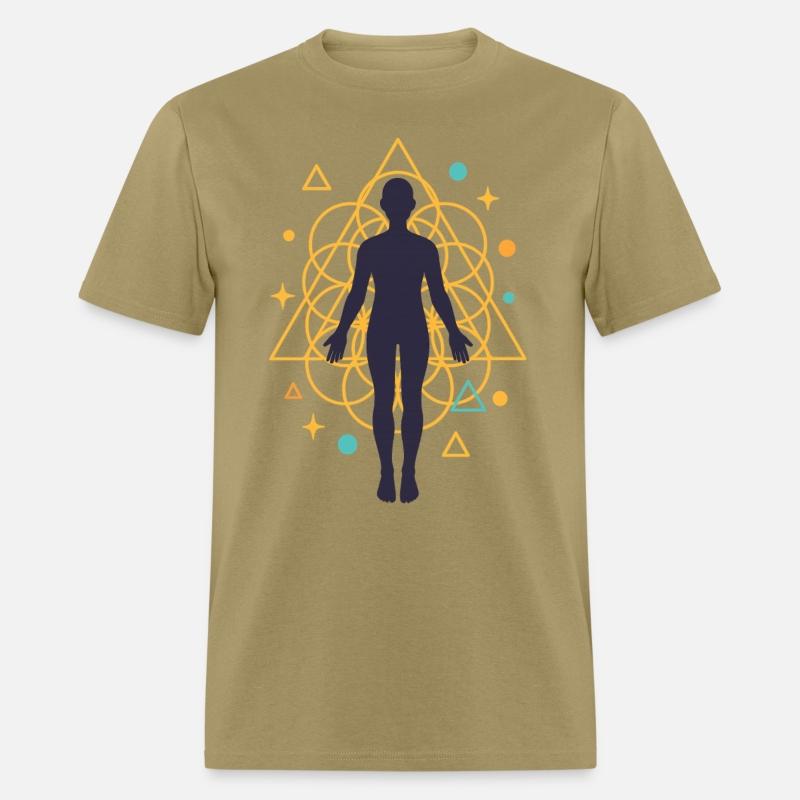 Sacred Geometry with Human Silhouette