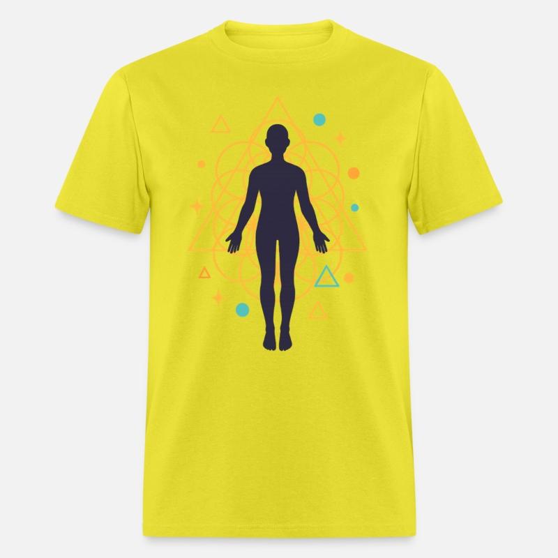 Sacred Geometry with Human Silhouette