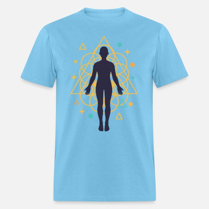 Sacred Geometry with Human Silhouette