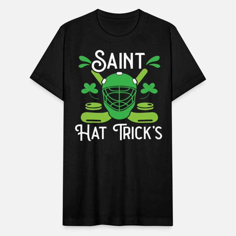 Saint Hat Trick's Hockey Player St. Patrick's Day