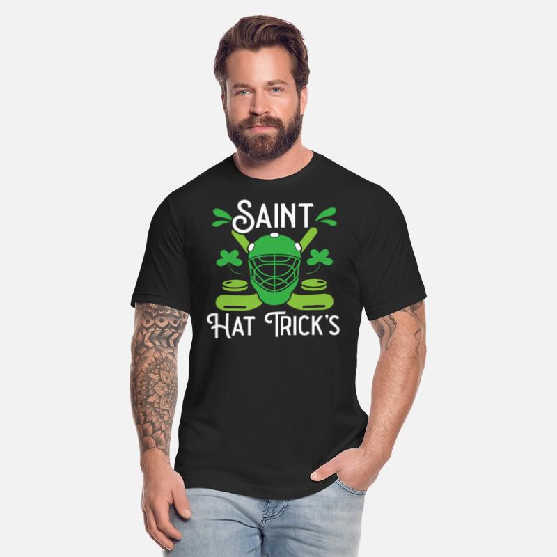 Saint Hat Trick's Hockey Player St. Patrick's Day