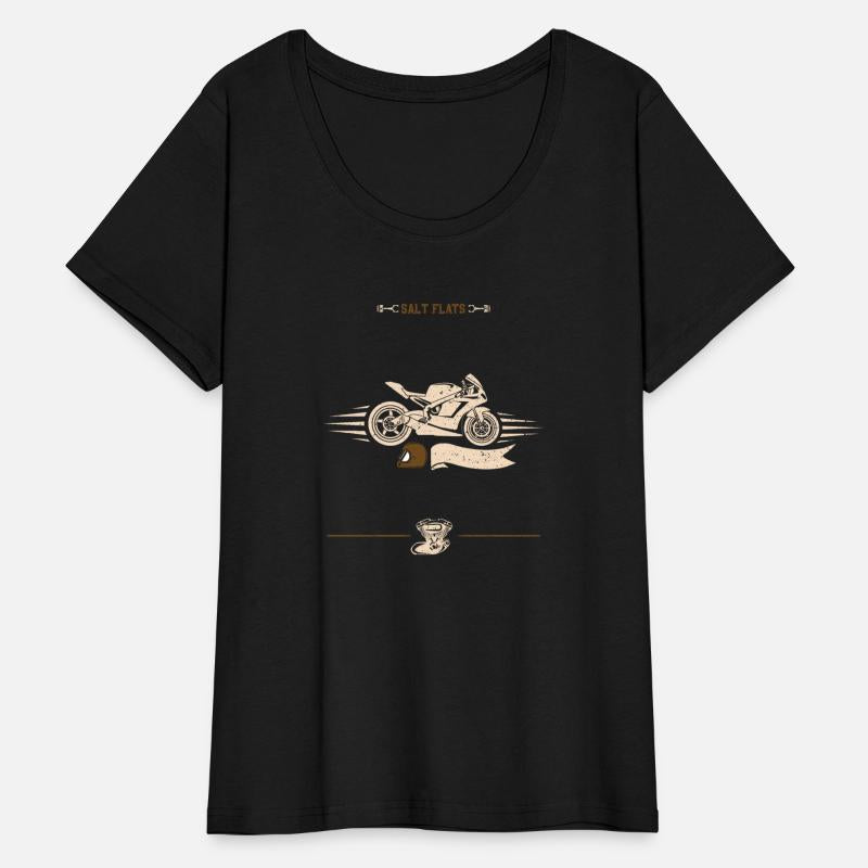 Salt Flats - Motorcycle