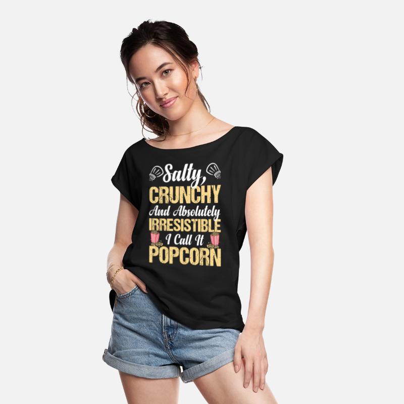 Salty Crunchy Popcorn Popped Corn Butter Pop-Corn
