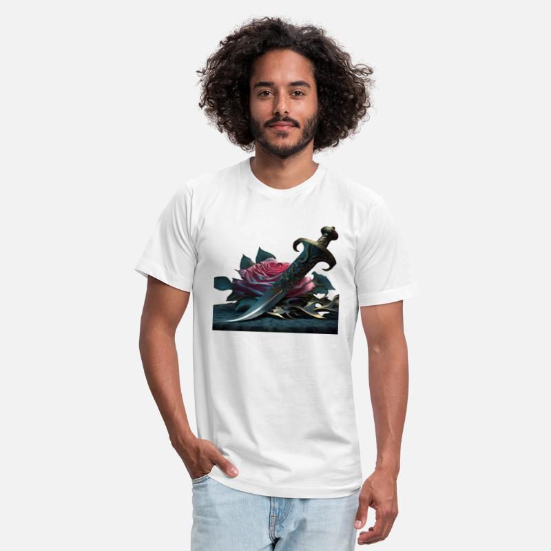 Samurai sword pink rose