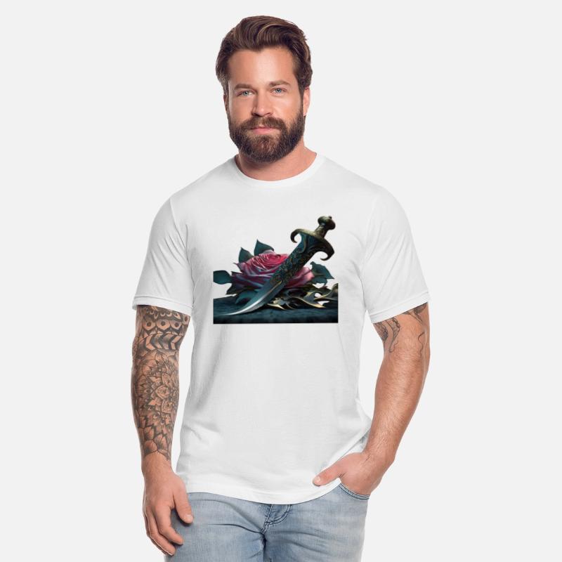 Samurai sword pink rose