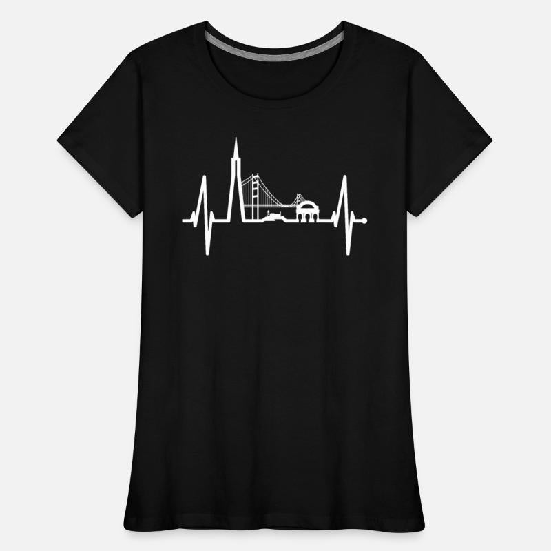 San Francisco Heartbeat Skyline California Lover