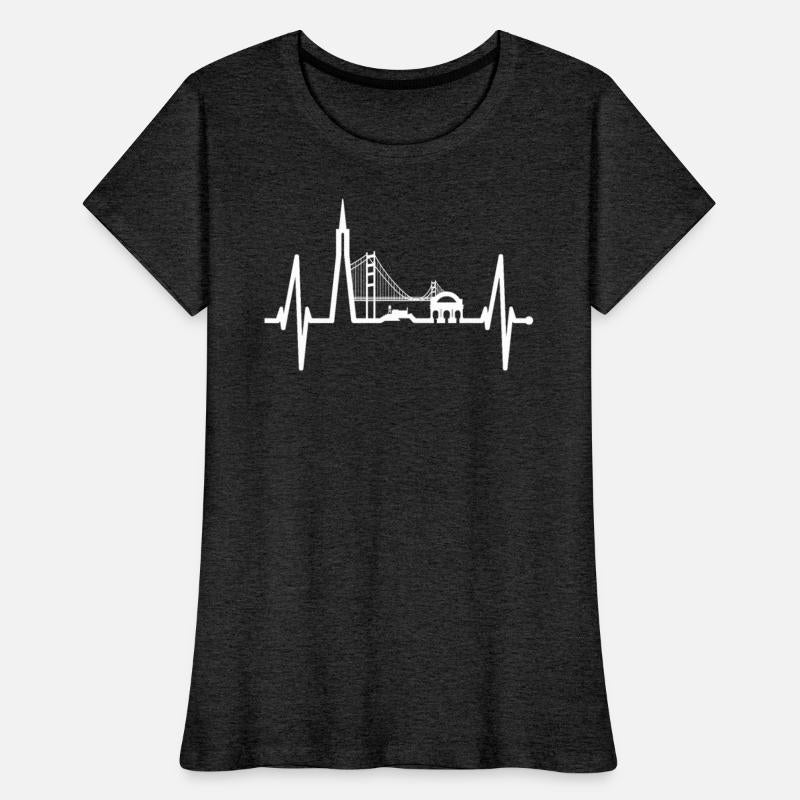 San Francisco Heartbeat Skyline California Lover