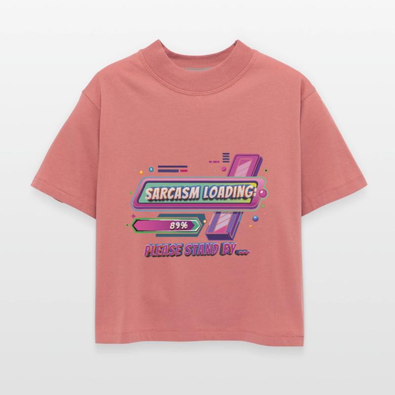 Sarcasm Loading – Witty Tech-Inspired Funny Tee