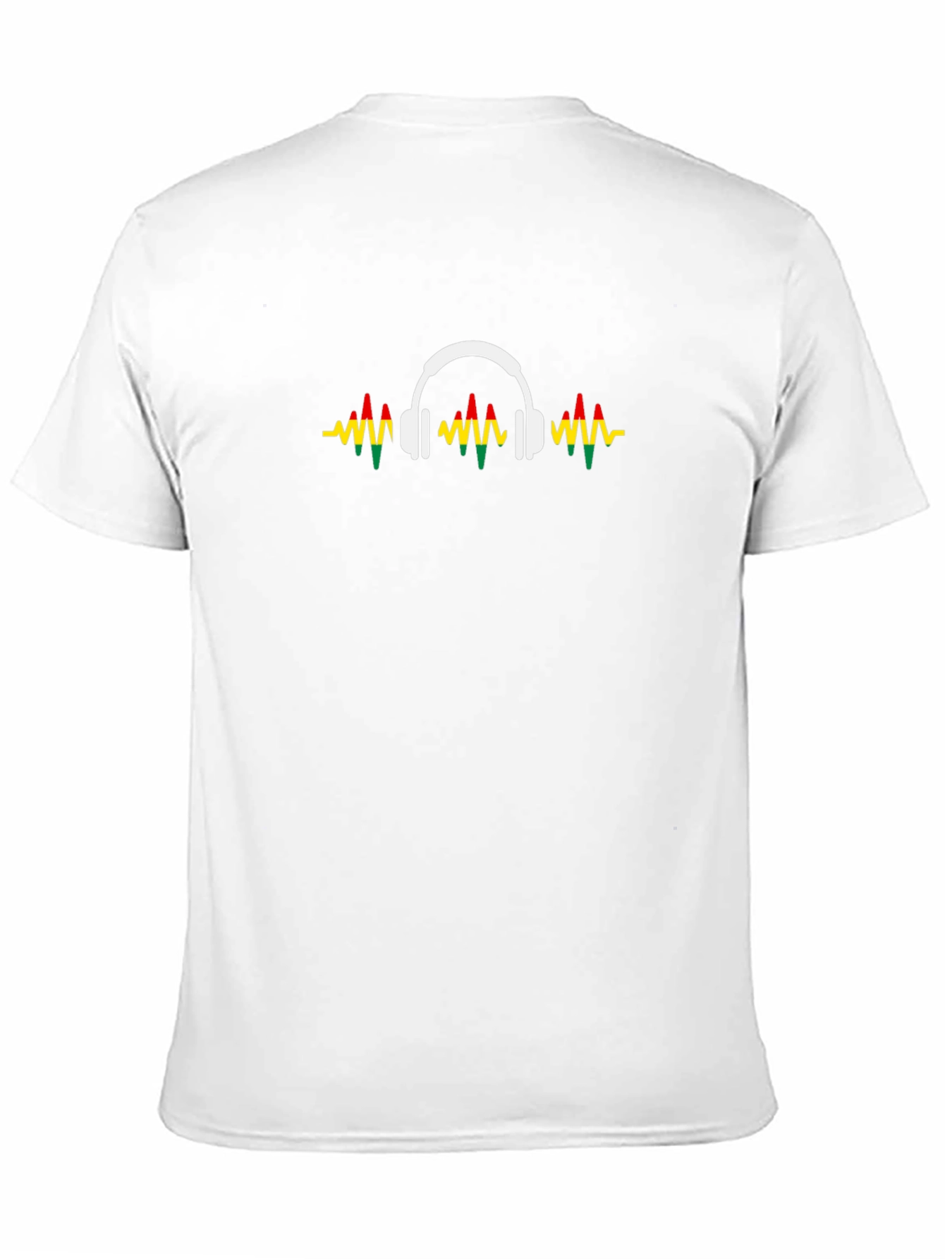 Rasta Reggae Headphone Graphic T-Shirt