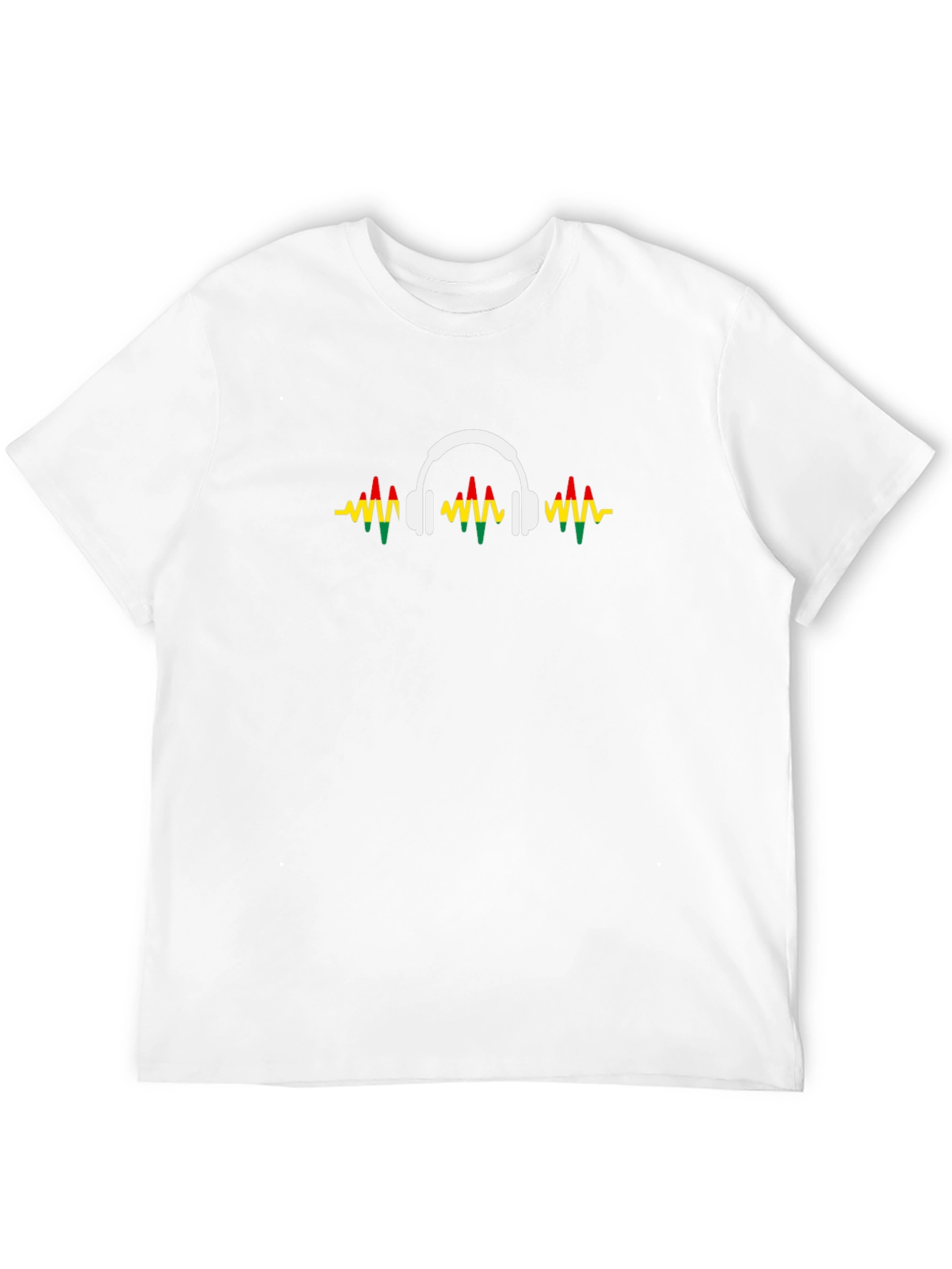 Rasta Reggae Headphone Graphic T-Shirt