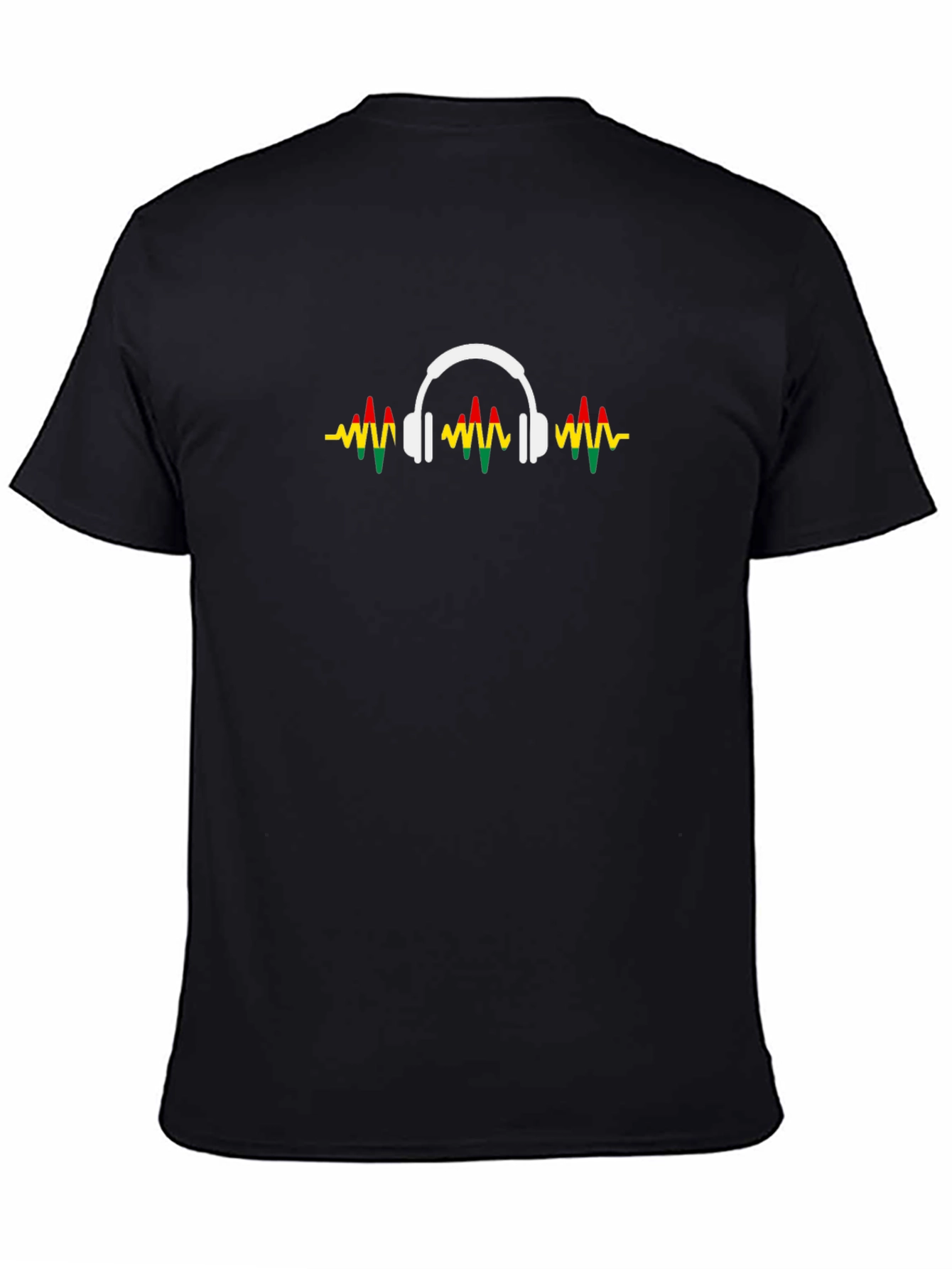 Rasta Reggae Headphone Graphic T-Shirt