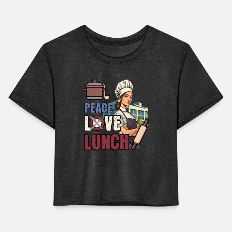 School Kitchen Peace Love Lunch Lady