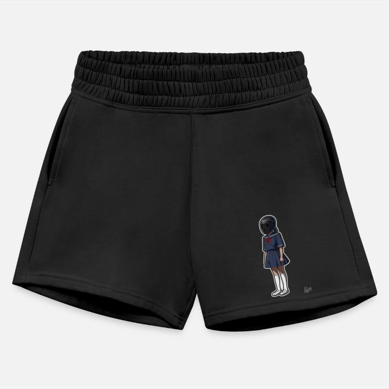 Schoolgirl with a Helmet