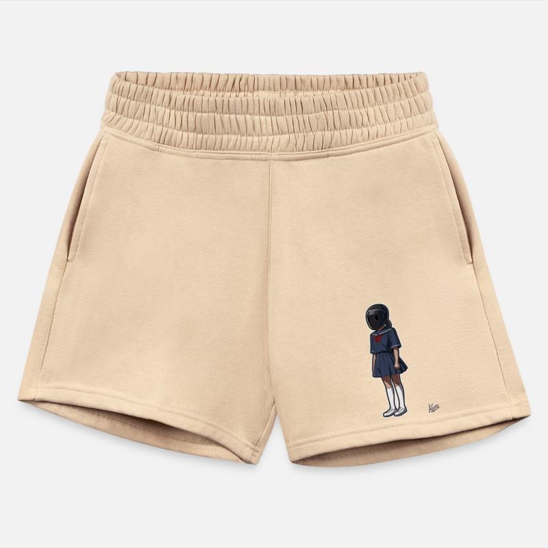 Schoolgirl with a Helmet