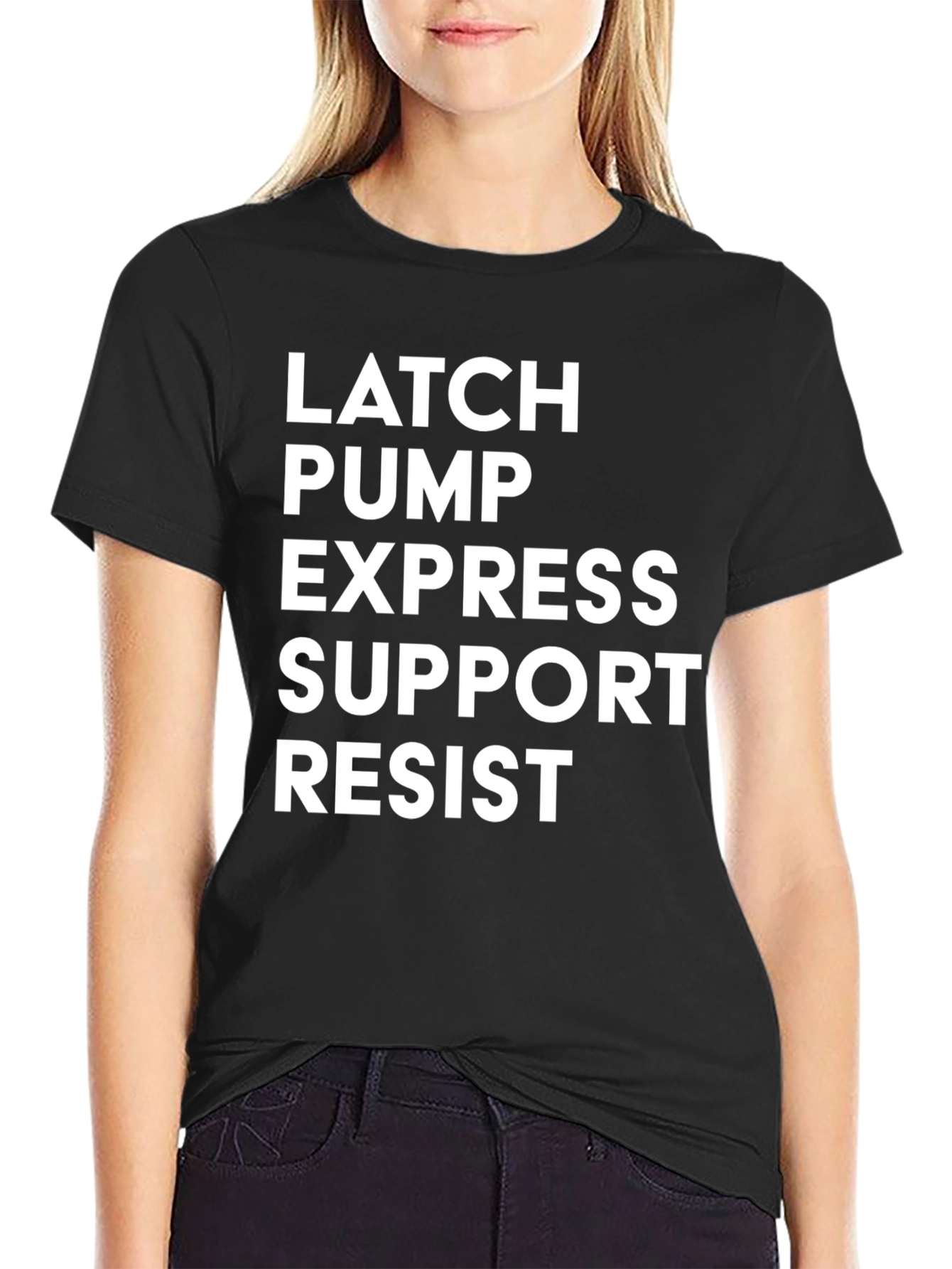 Latch Pump Express Support Resist T-Shirt