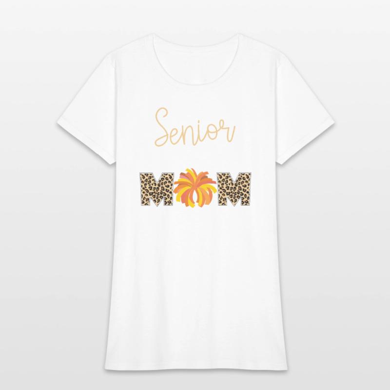 Senior Cheer Mom 2023 Leopard Graduated