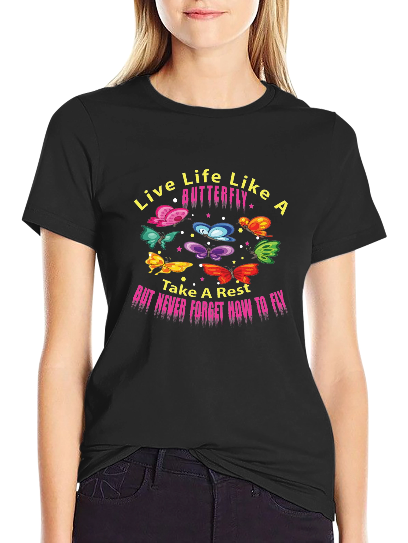 Live Like A Butterfly Graphic Tee