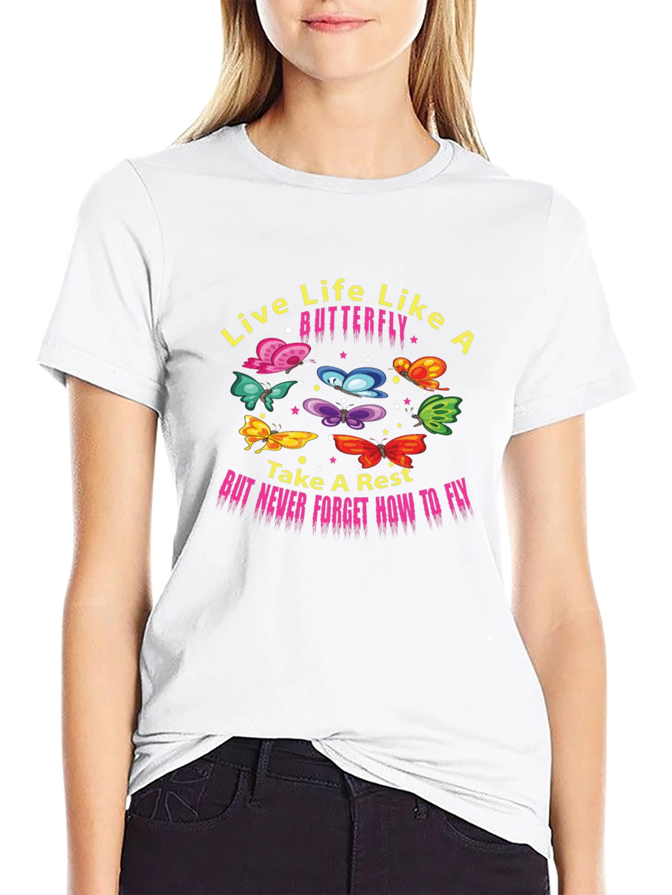 Live Like A Butterfly Graphic Tee