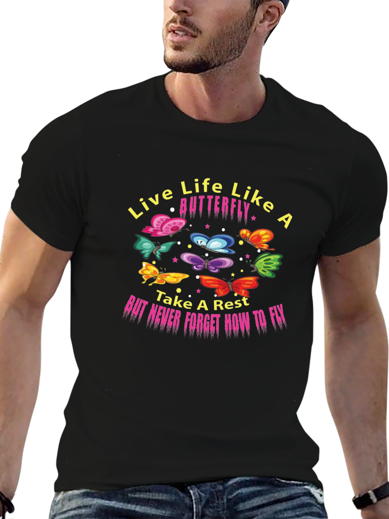 Live Like A Butterfly Graphic Tee