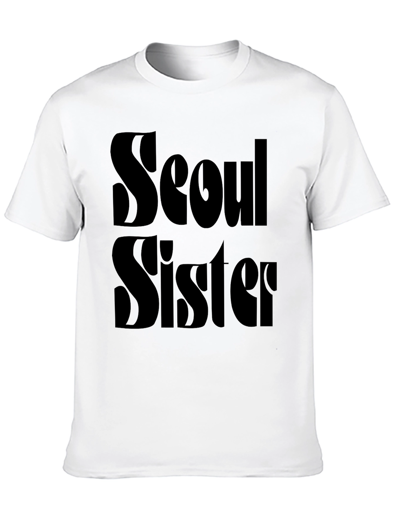 Seoul Sister Black Graphic Tee