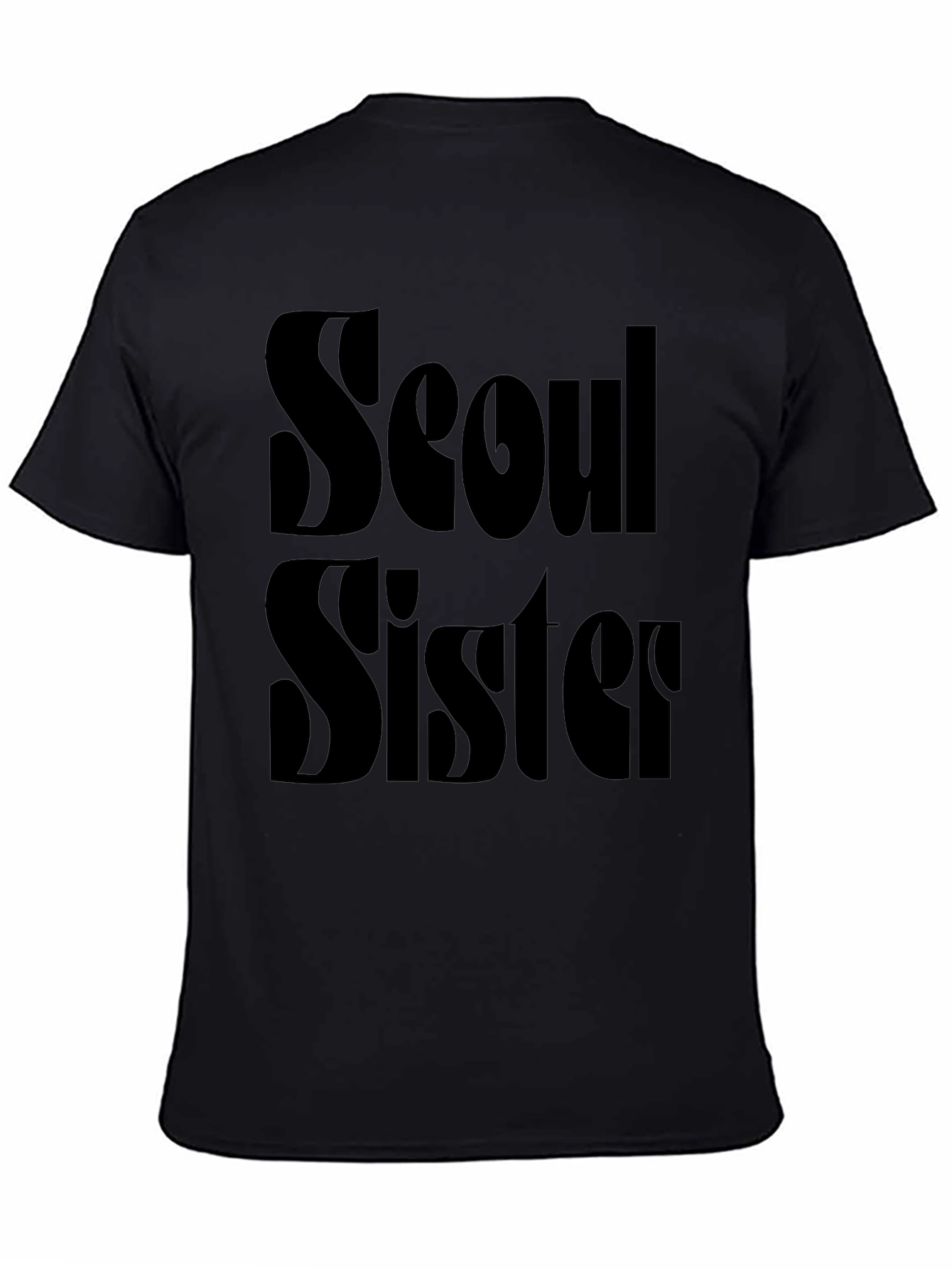 Seoul Sister Black Graphic Tee