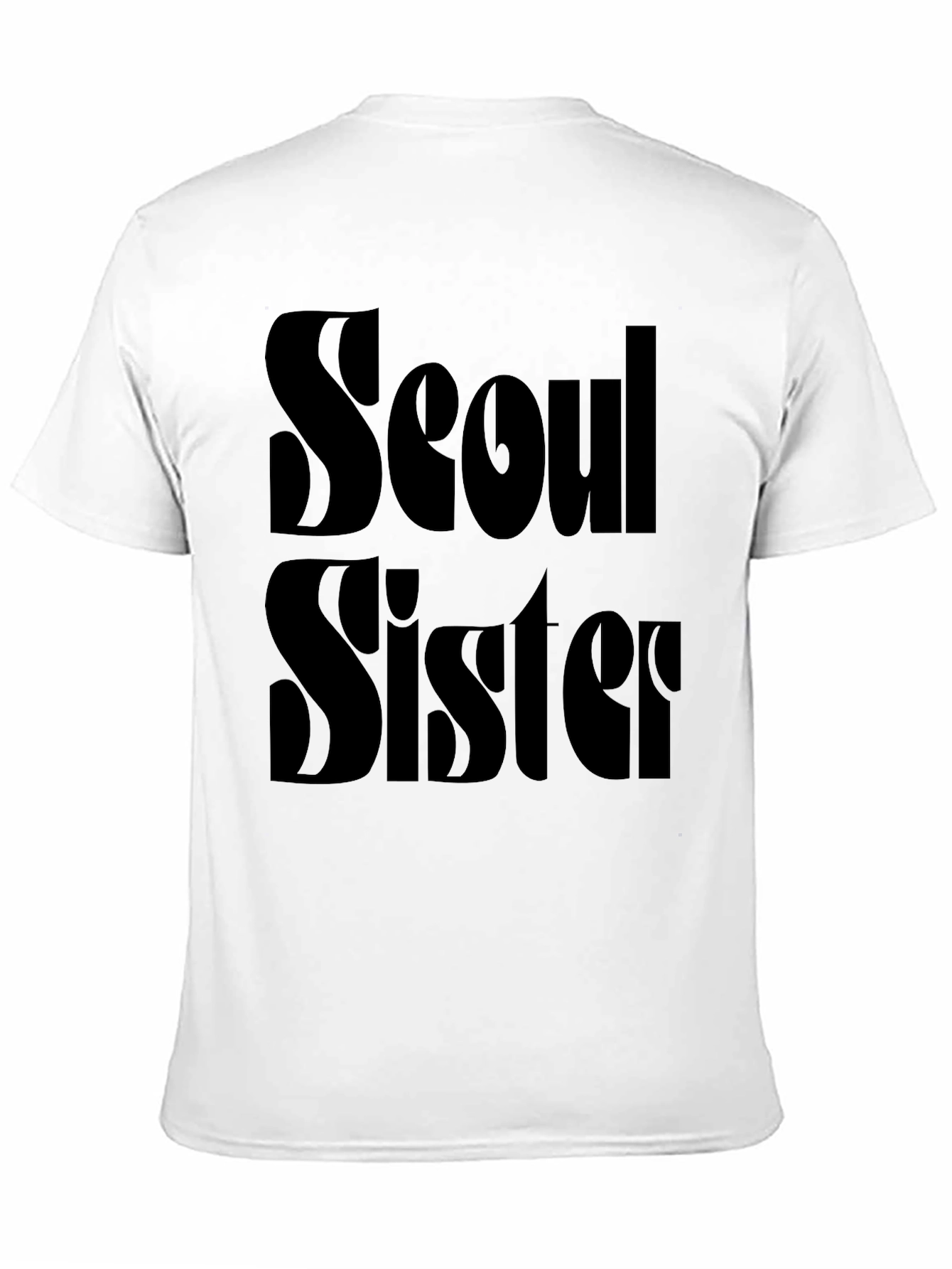 Seoul Sister Black Graphic Tee