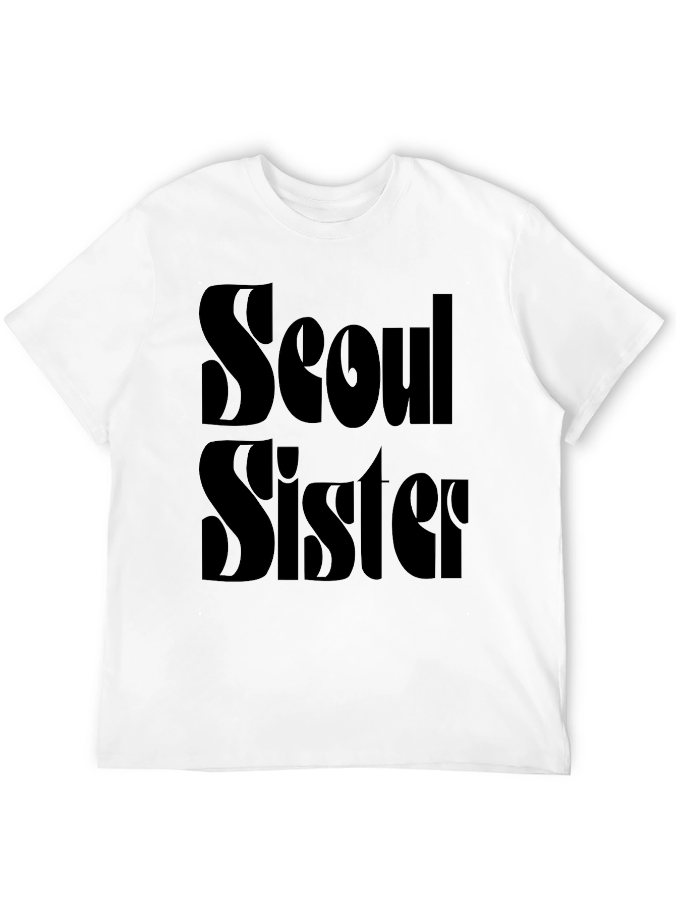 Seoul Sister Black Graphic Tee