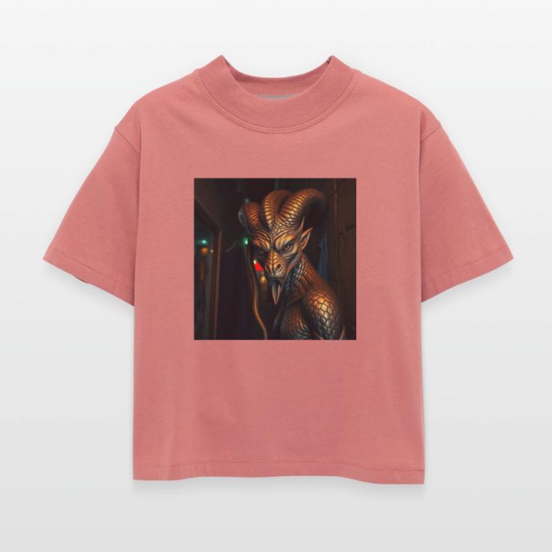 shimmering metallic scales piercing serpent