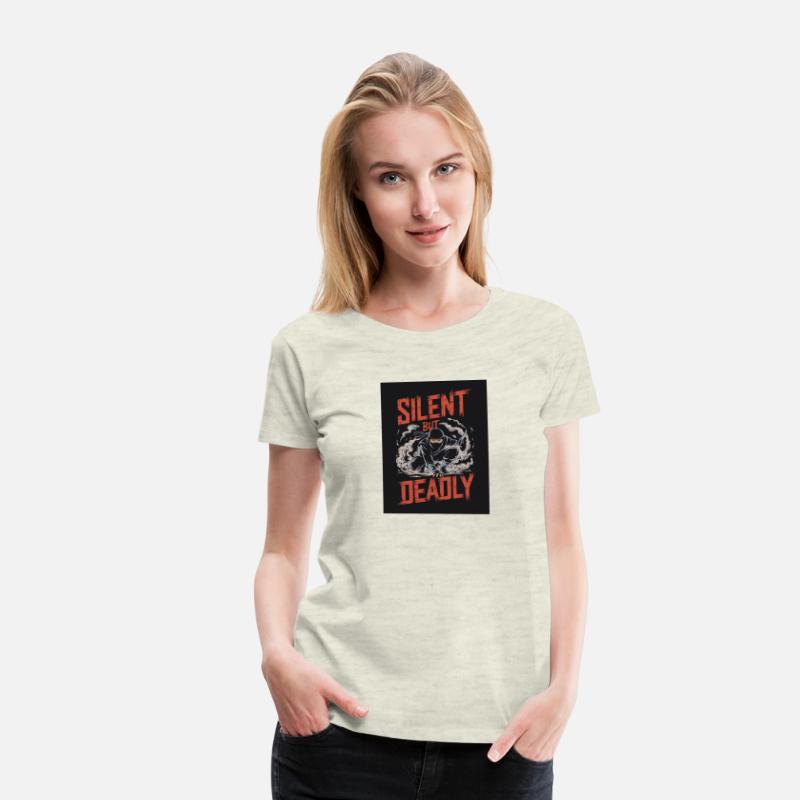 "Silent But Deadly – Ninja Minimalist T-Shirt