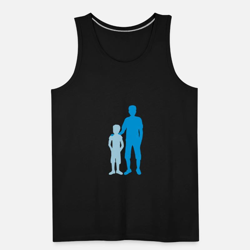 Silhouette big brother siblings