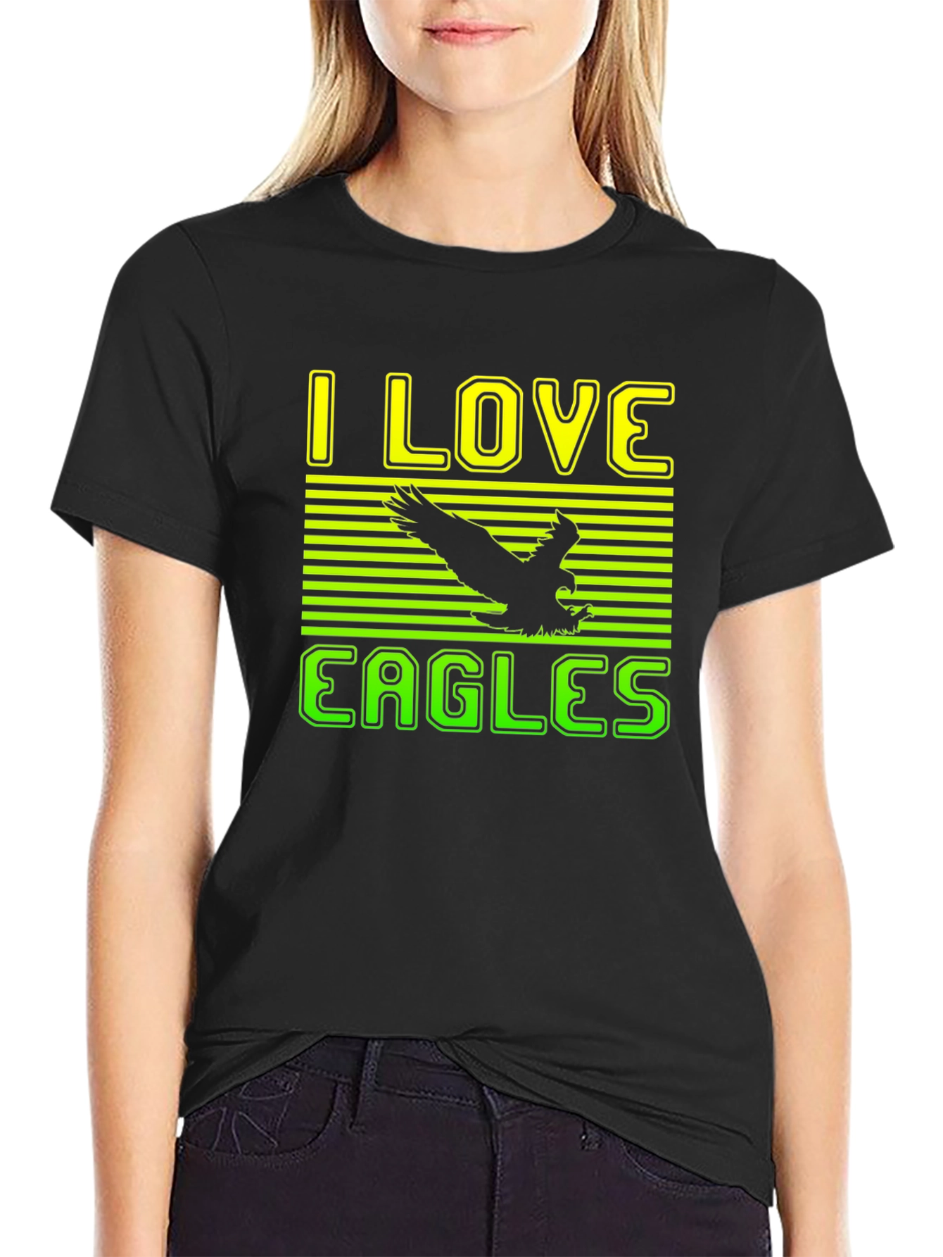 I Love Eagles Graphic T-Shirt