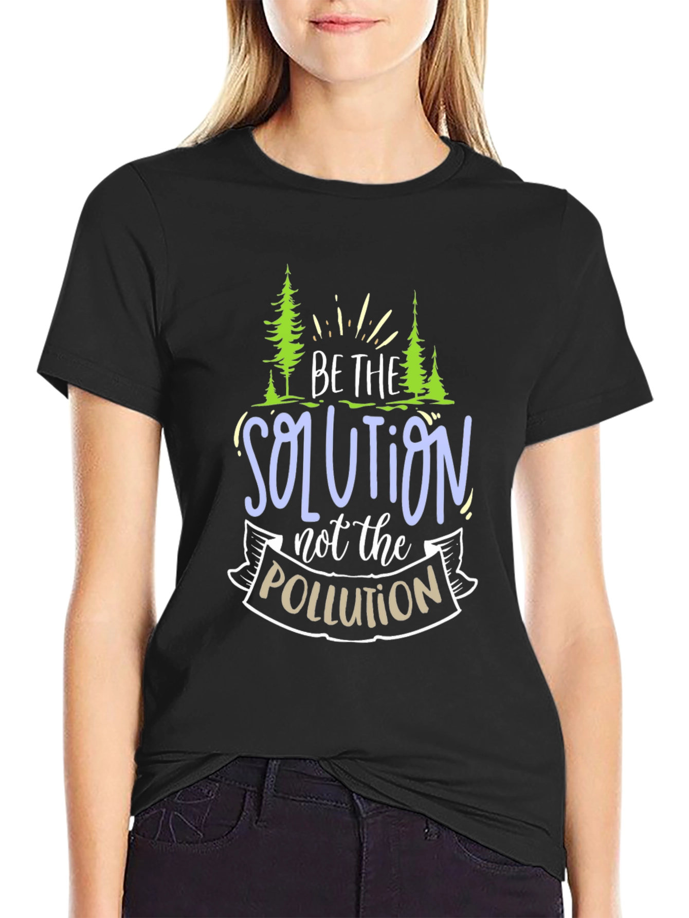 Eco-Friendly Graphic T-Shirt: Be the Solution