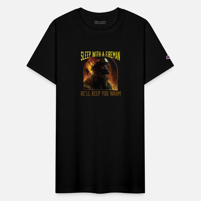 Sleep With A Fireman Hell Keep You Warm