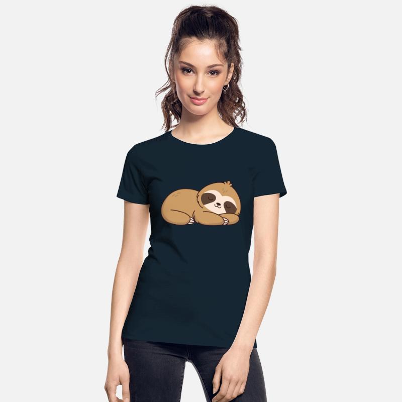 Sleeping sloth relaxing and chilling closed eyes