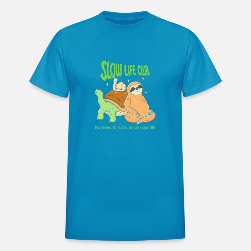 slow life club no need to rush, enjoy your life